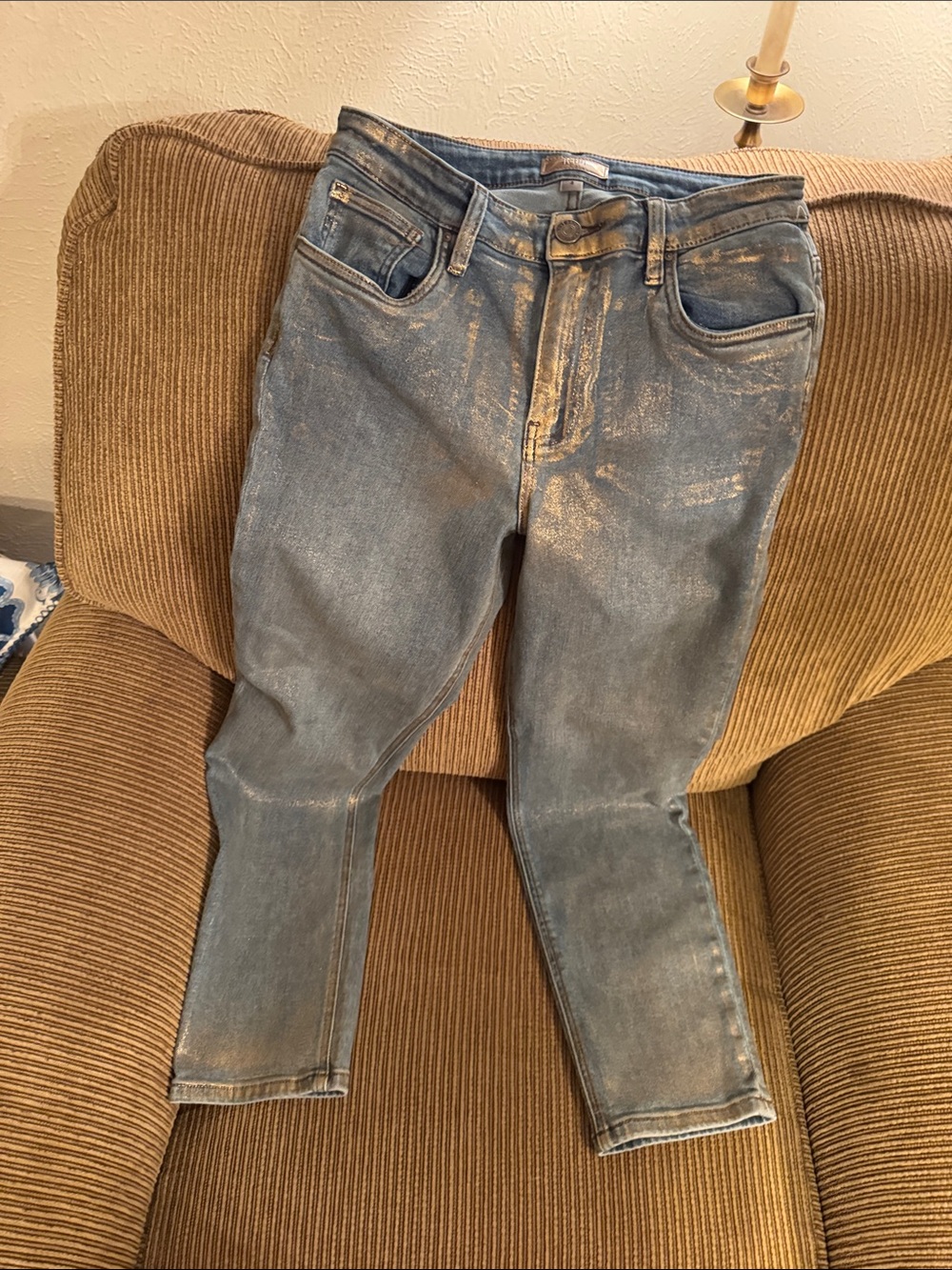 Women’s Kut From The Kloth Rachael Shimmering Washed Jeans Size 4